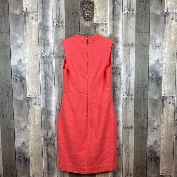 KATE SPADE Gwendolyn Dress Havana Super Coral Size 6 - Picture 10 of 13